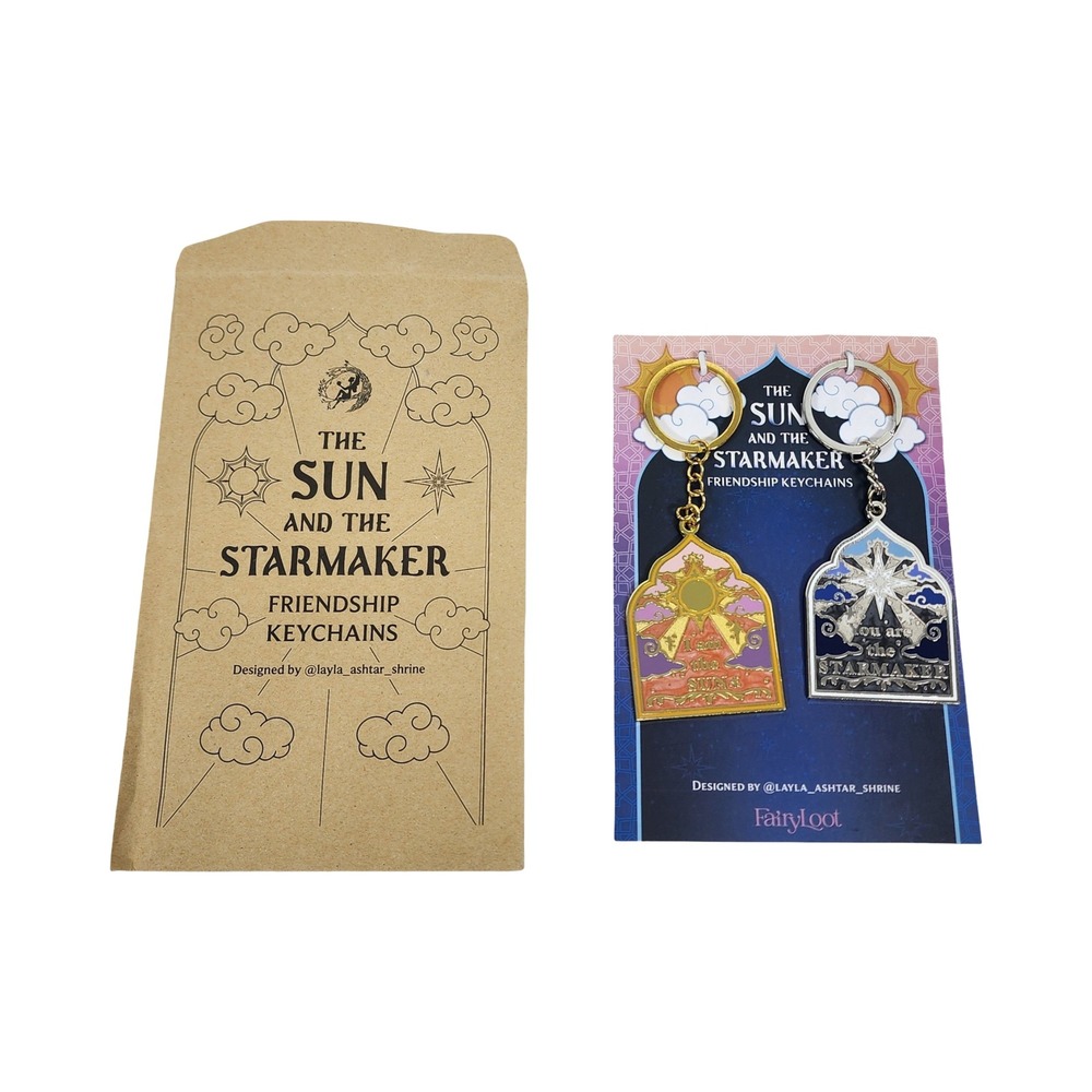 FairyLoot The Sun and the Starmaker Friendship Keychains Layla Ashtar Shrine NEW
